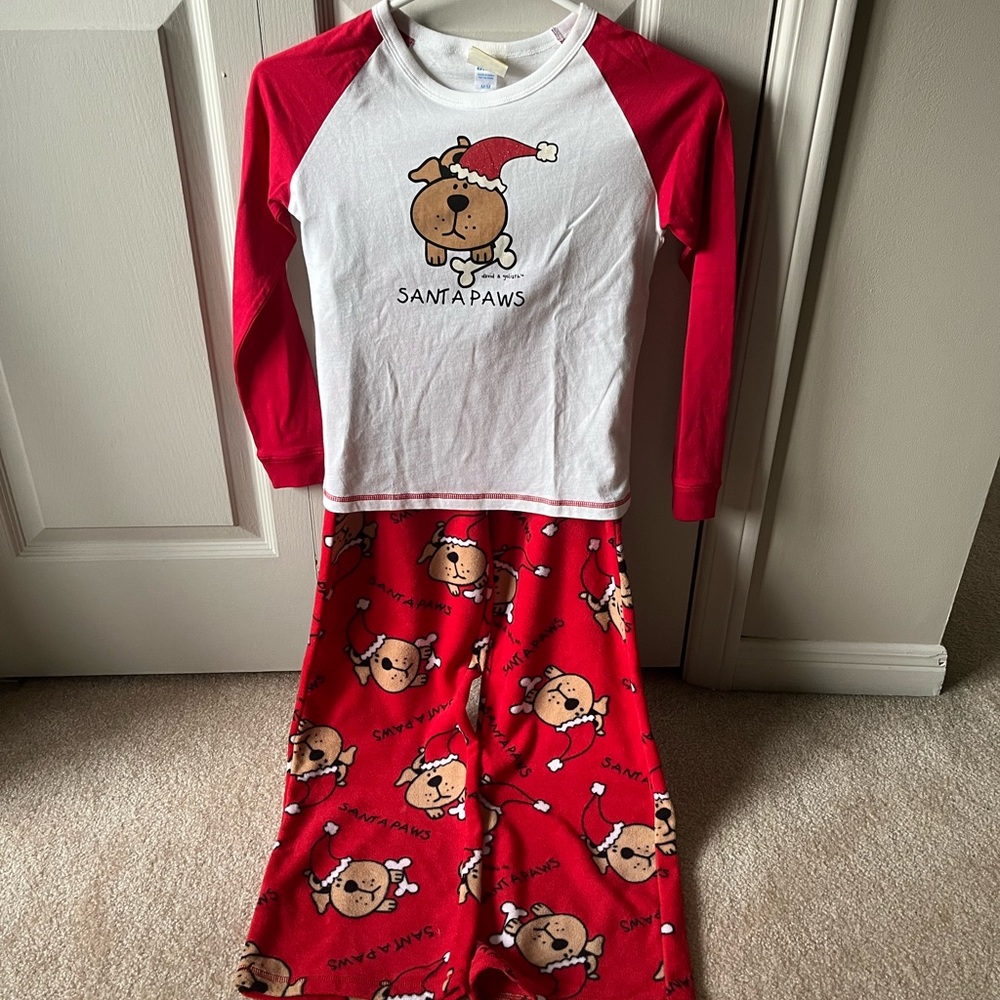 🐶Santa Paws pj set: